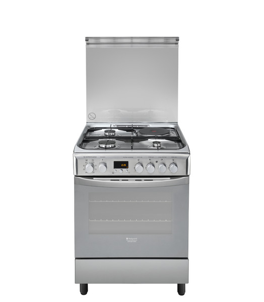 Hotpoint H6MMP6AG X Freistehend Combi hob A Edelstahl Küchenherd