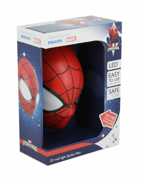 Philips Marvel Spider-Man Стена LED Черный, Красный, Белый baby night-light