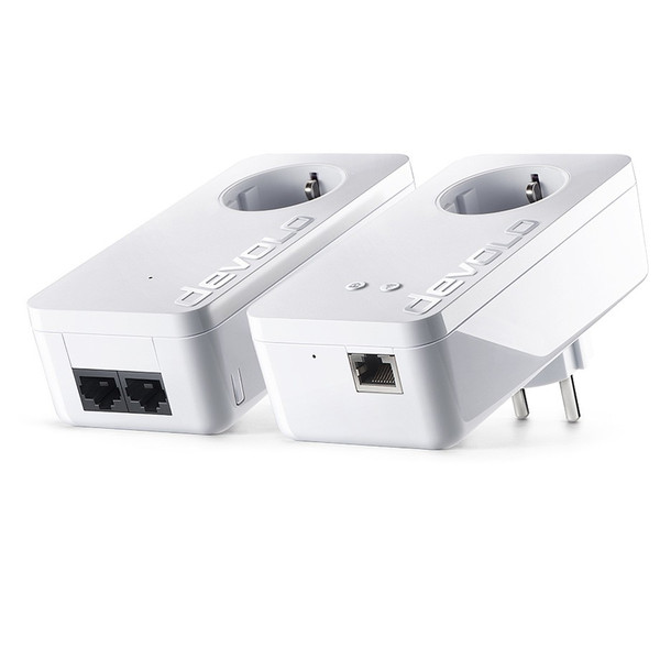Devolo dLAN 550+ WiFi Starter Kit 500Мбит/с Подключение Ethernet Wi-Fi Белый 2шт PowerLine network adapter