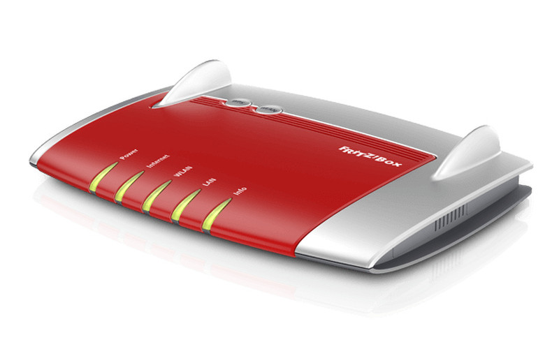 AVM FRITZ!Box 4040 Dual-band (2.4 GHz / 5 GHz) Gigabit Ethernet Красный, Cеребряный wireless router