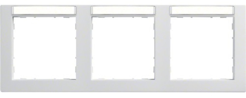 Hager WYR130BW Белый рамка для розетки/выключателя