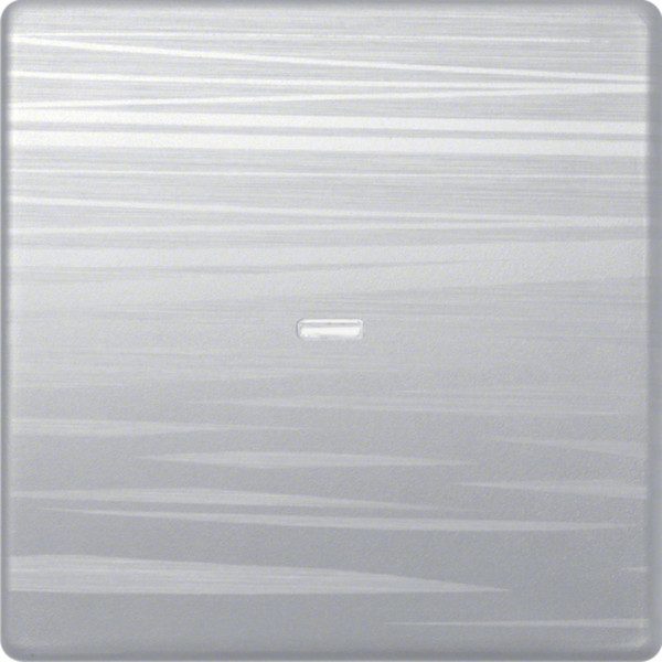 Hager WYA266A3 Silver switch plate/outlet cover