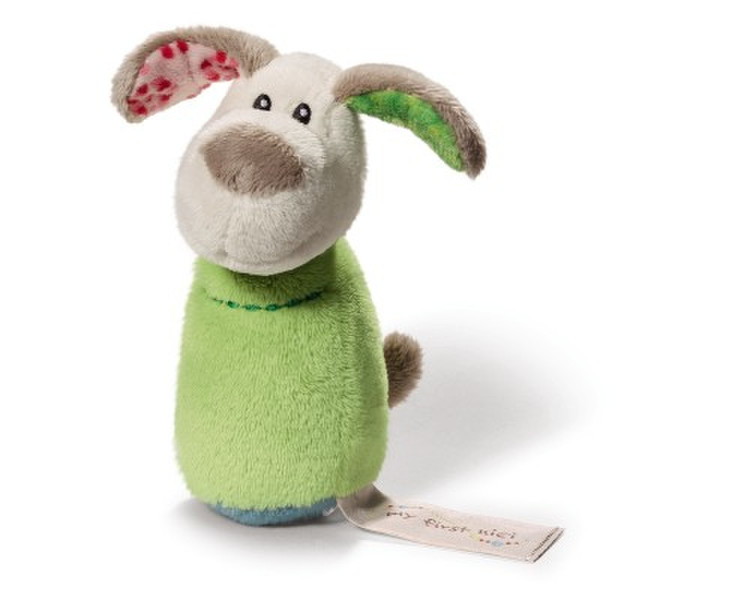 NICI 37870 Spielzeug-Hund Plüsch Grün, Grau Stofftier
