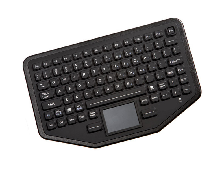 iKey BT-87-TP RF Wireless QWERTY Black keyboard