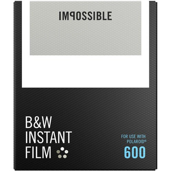 Impossible B&W Film for 600 8шт пленка для моментальных фотоснимков