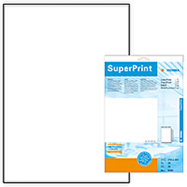 HERMA Etiketten wit 210x297 SuperPrint 25 St. 25шт самоклеящийся ярлык