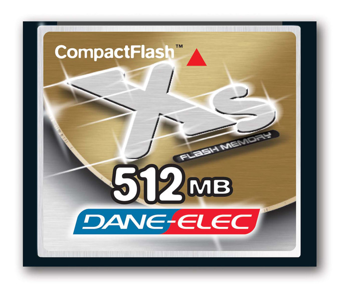 Dane-Elec CompactFlash XS 512Mb 0.5ГБ CompactFlash карта памяти