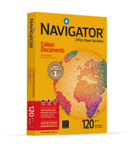 Navigator COLOUR DOCUMENTS A4 (210×297 mm) Матовый Белый бумага для печати