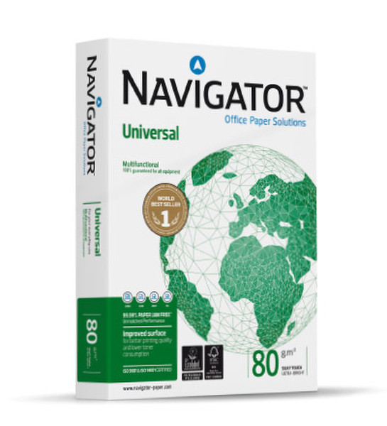 Navigator UNIVERSAL A3 (297×420 mm) Seide Weiß Druckerpapier