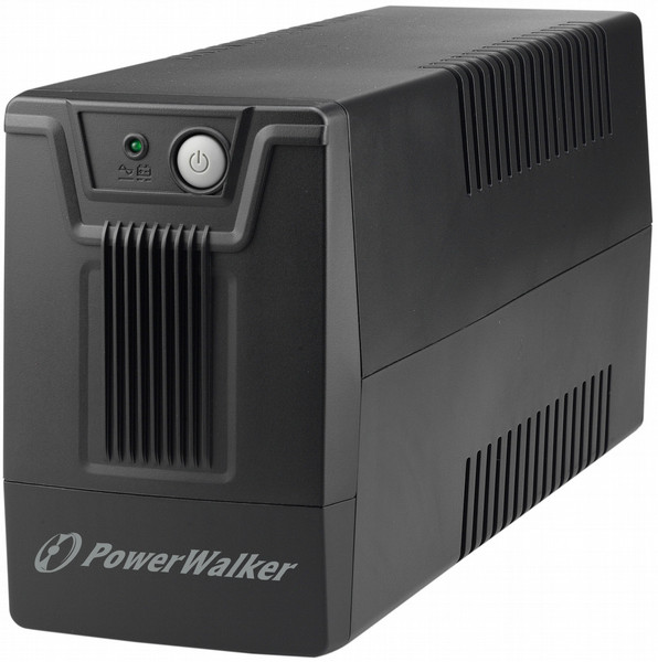 PowerWalker 10121025 Интерактивная 800ВА 2розетка(и) Tower Черный источник бесперебойного питания