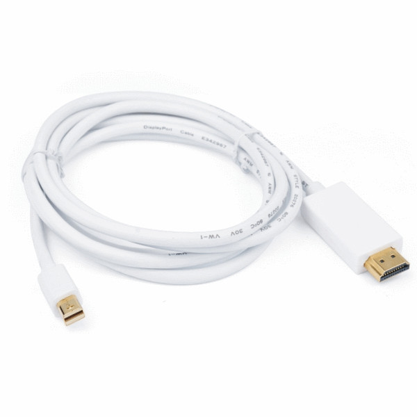 M-Cab 7003605 1m Mini DisplayPort HDMI White DisplayPort cable