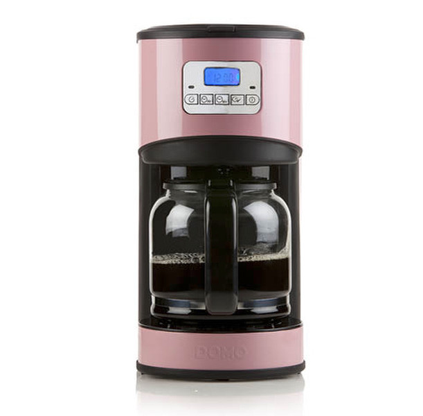 Domo DO477K 1.8L 12cups Black,Pink coffee maker
