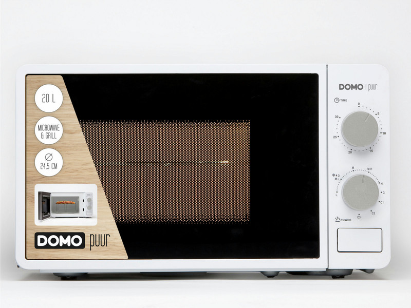 Domo DO2328G Grill microwave Countertop 20L 700W White microwave