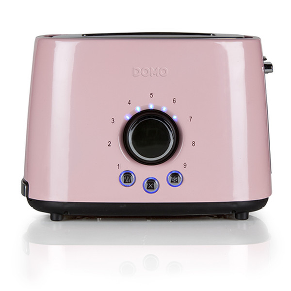 Domo DO952T 2slice(s) 1000W Schwarz Toaster