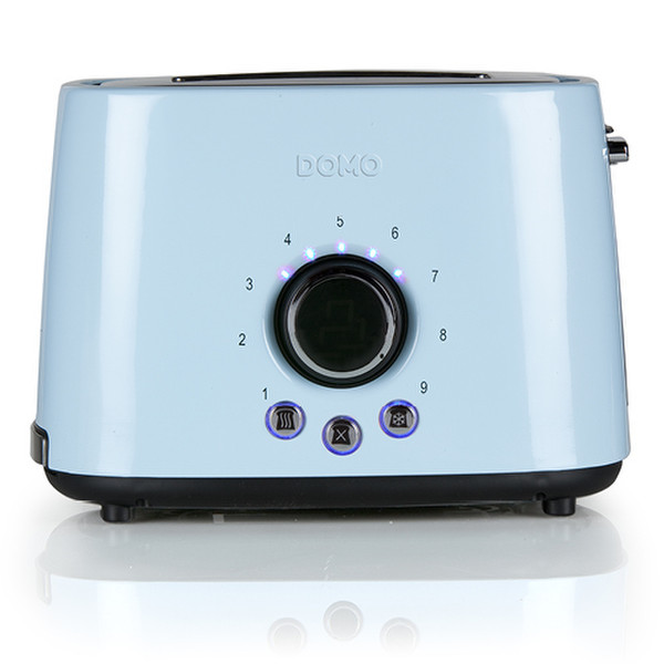 Domo DO953T 2slice(s) 1000W Black,Blue toaster