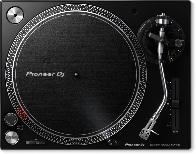 Pioneer PLX-500 Direct drive DJ turntable Black