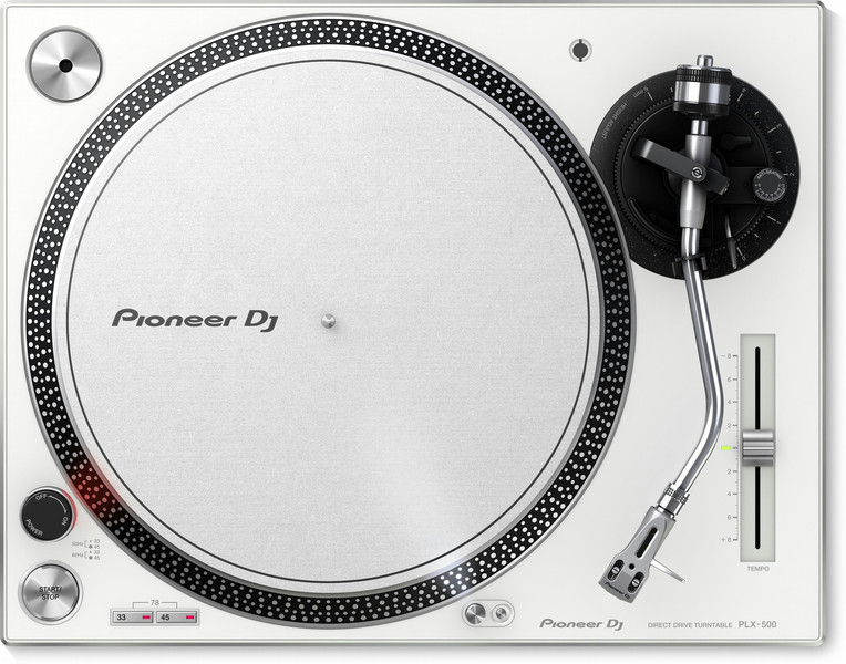 Pioneer PLX-500 Direct drive DJ turntable Белый