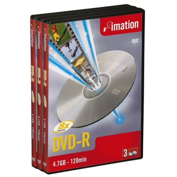 Imation DVD-R 4.7Gb 8x 3pk VideoBox 4.7GB 3pc(s)