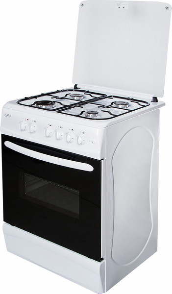 Brandy Best BCGEC60B Freestanding Gas hob A Black,White cooker