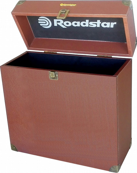 Roadstar BOX-TT1 Пластинки Футляр Коричневый сумка для аудиоаппаратуры