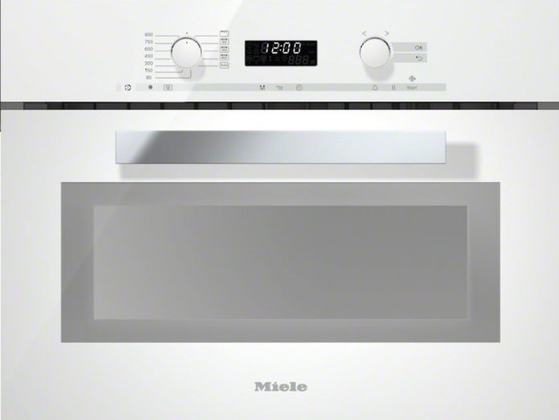 Miele M 6262 TC Комбинированная микроволновая печь Встроенный 46л 900Вт Белый
