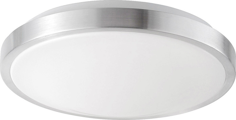 Carrefour 92944 Для помещений Нержавеющая сталь, Белый люстра/потолочный светильник