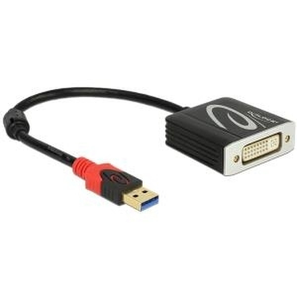 DeLOCK 62737 0.2м DVI-I Черный адаптер для видео кабеля