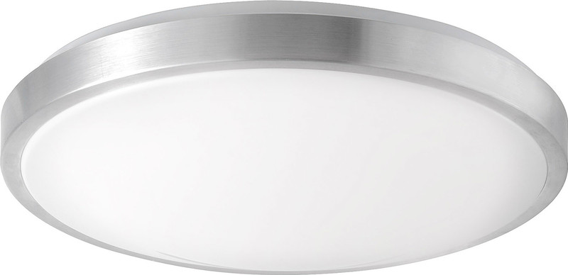 Carrefour 92946 Для помещений Нержавеющая сталь, Белый люстра/потолочный светильник