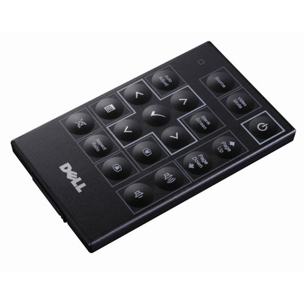DELL 311-8944 IR Wireless Press buttons Black remote control