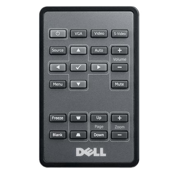 DELL 331-6241 IR Wireless Press buttons Black remote control