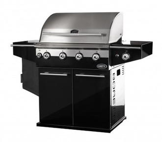 Boretti Ligorio Barbecue Tabletop Natural gas 3800W Black,Stainless steel