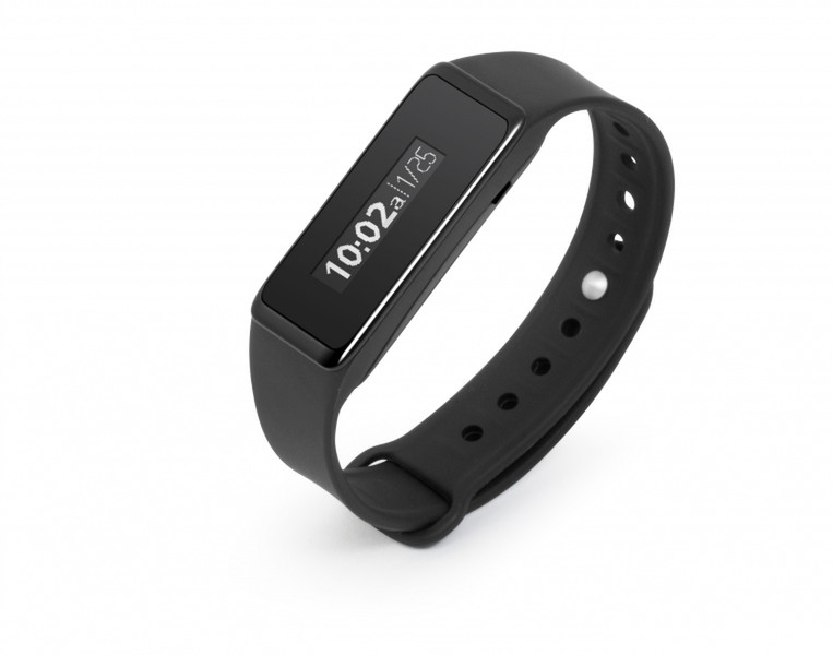 Technaxx TouchTX-72 Wristband activity tracker 0.91" OLED Wireless IP67 Black