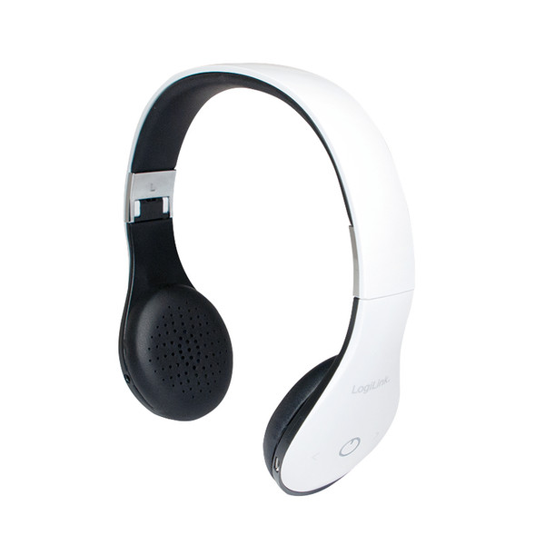 LogiLink BT0038 Binaural Kopfband Weiß Mobiles Headset
