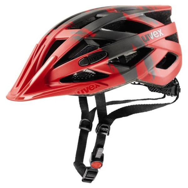 Uvex i-vo Half shell Red bicycle helmet