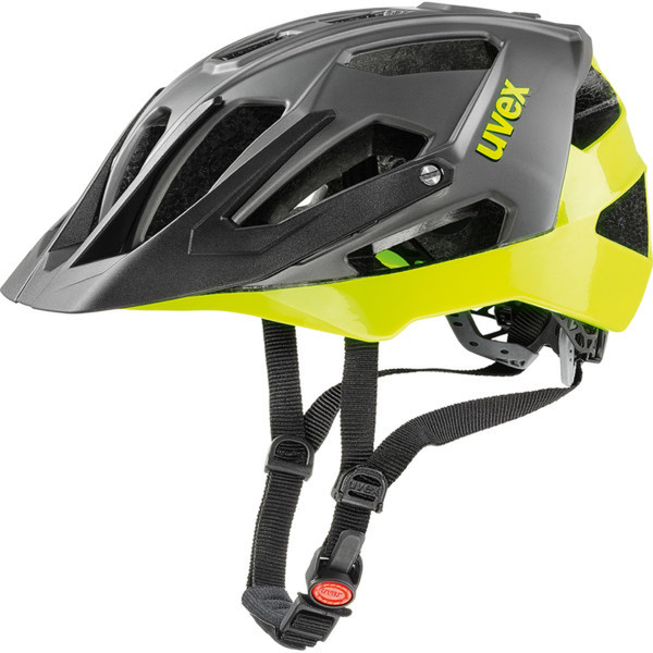 Uvex Quatro Half shell Black,Lime bicycle helmet