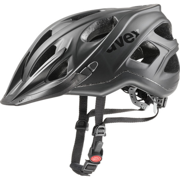 Uvex stivo cc Half shell Black bicycle helmet