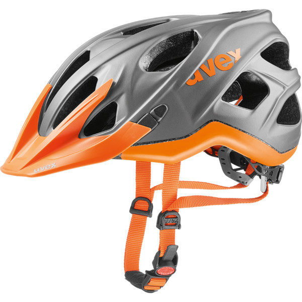 Uvex Stivo cc Half shell Grey,Orange bicycle helmet