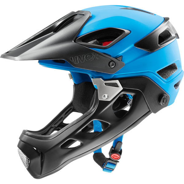 Uvex jakkyl hde Half shell/full face Черный, Синий велосипедный шлем