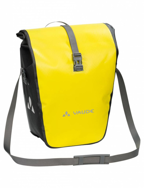 VAUDE Aqua Back Single Saddle Bicycle bag 24L Fabric,Polyurethane Black,Yellow