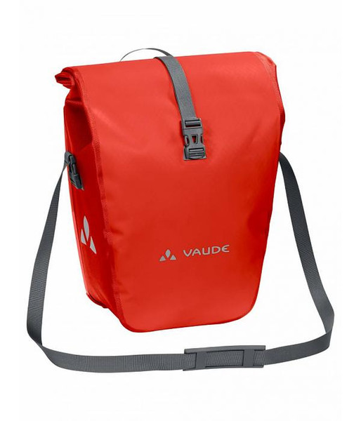 VAUDE Aqua Back Single Saddle Bicycle bag 24L Fabric,Polyurethane Grey,Red