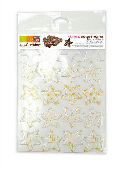 ScrapCooking 9491 PVC Gold,Transparent Süßigkeiten- & Schokoladenformen