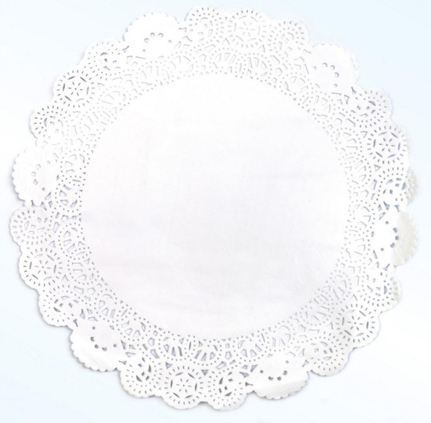 ScrapCooking 5208 White Round cake serving mat