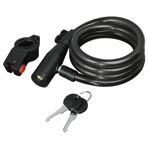 Hama 00178110 Black 1200mm Cable lock bicycle/motorcycle lock