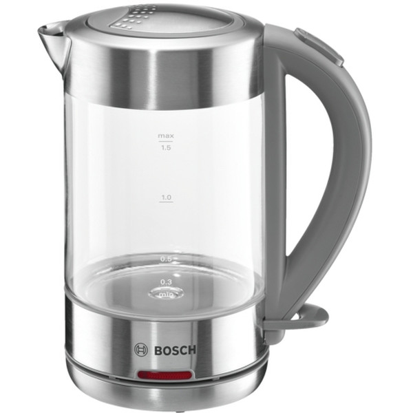 Bosch TWK7090 1.5L 2200W Silver,Transparent electrical kettle