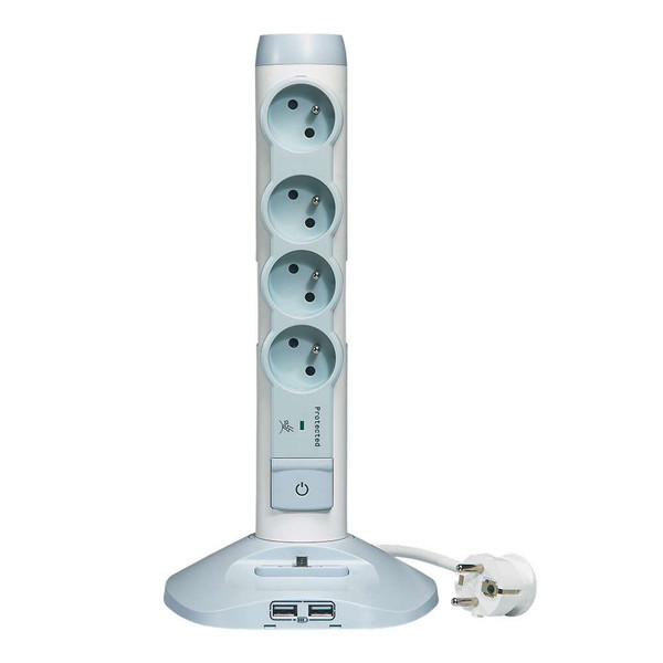C2G 80792 4AC outlet(s) 2m Grey surge protector