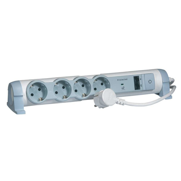 C2G 80794 4AC outlet(s) 1.5m Grey,White surge protector