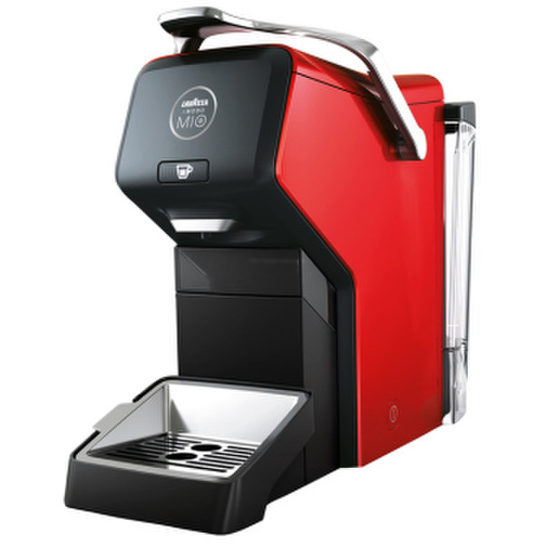AEG LM3100RE Pad-Kaffeemaschine 0.84l Schwarz, Metallisch, Rot