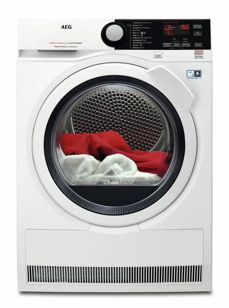 AEG T8DBE84W Freestanding Front-load 8kg A++ White