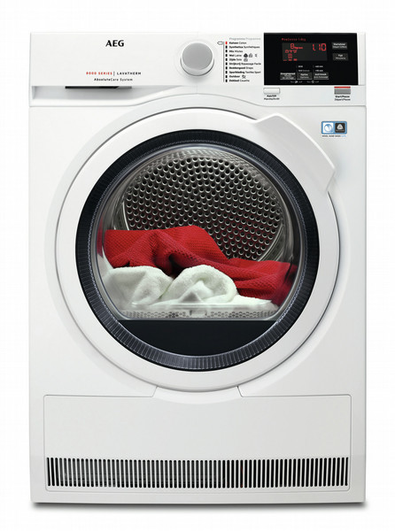 AEG T8DBG84W Freestanding Front-load 8kg A++ White