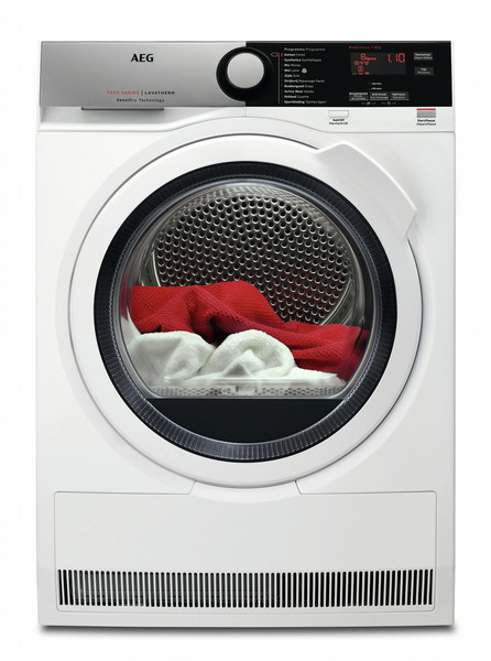 AEG T7DEE83W Freistehend Frontlader 8kg A+ Silber, Weiß